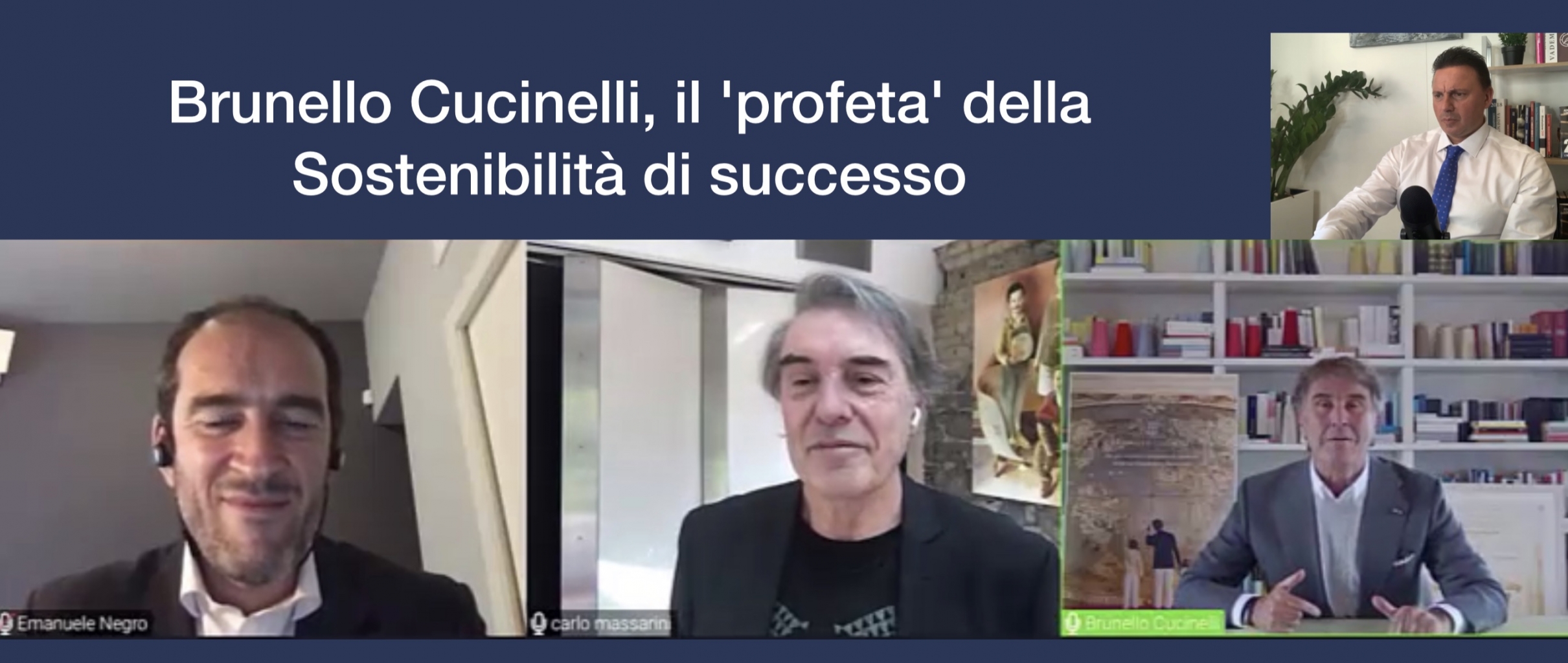 Brunello Cucinelli, il 'profeta' della Sostenibilità di successo