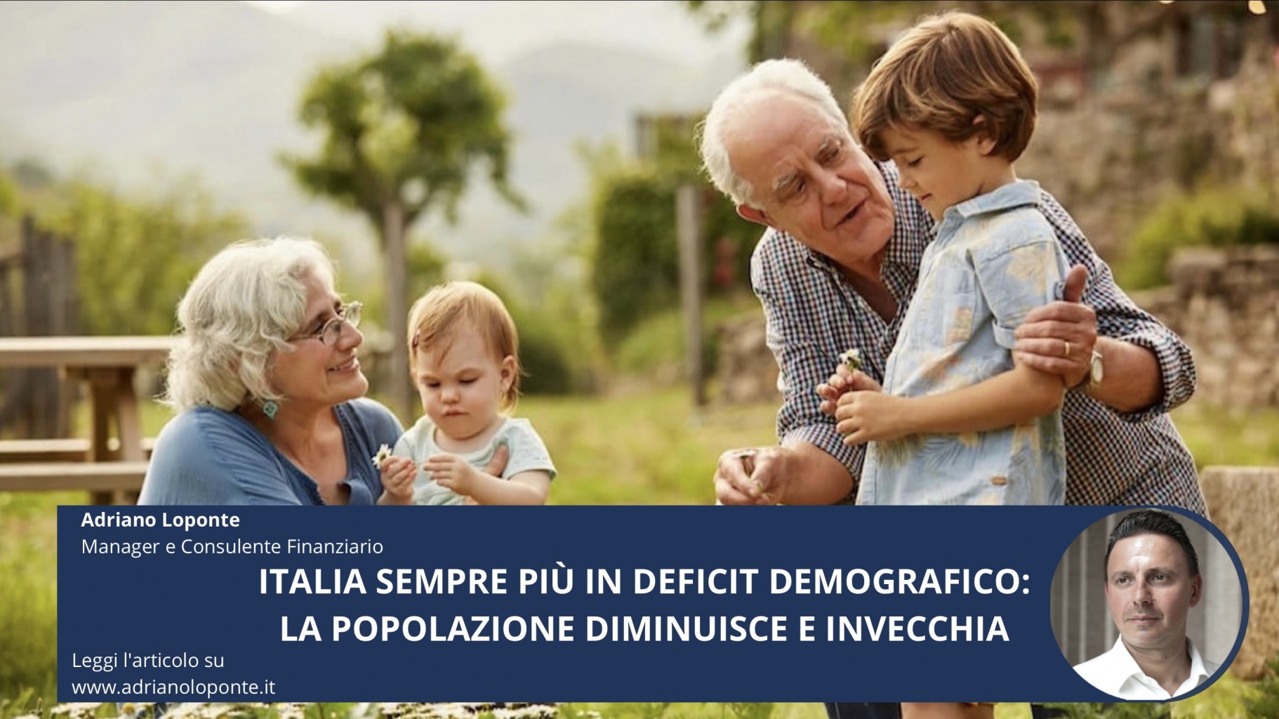 Italia sempre più in deficit demografico: la popolazione diminuisce e invecchia
