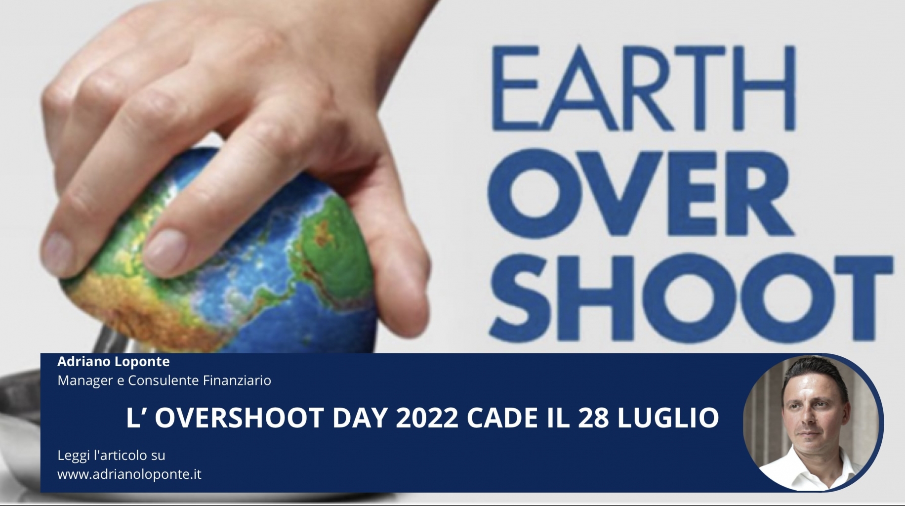 Rappresentazione visiva dell'articolo: L’Earth Overshoot Day arriva sempre prima