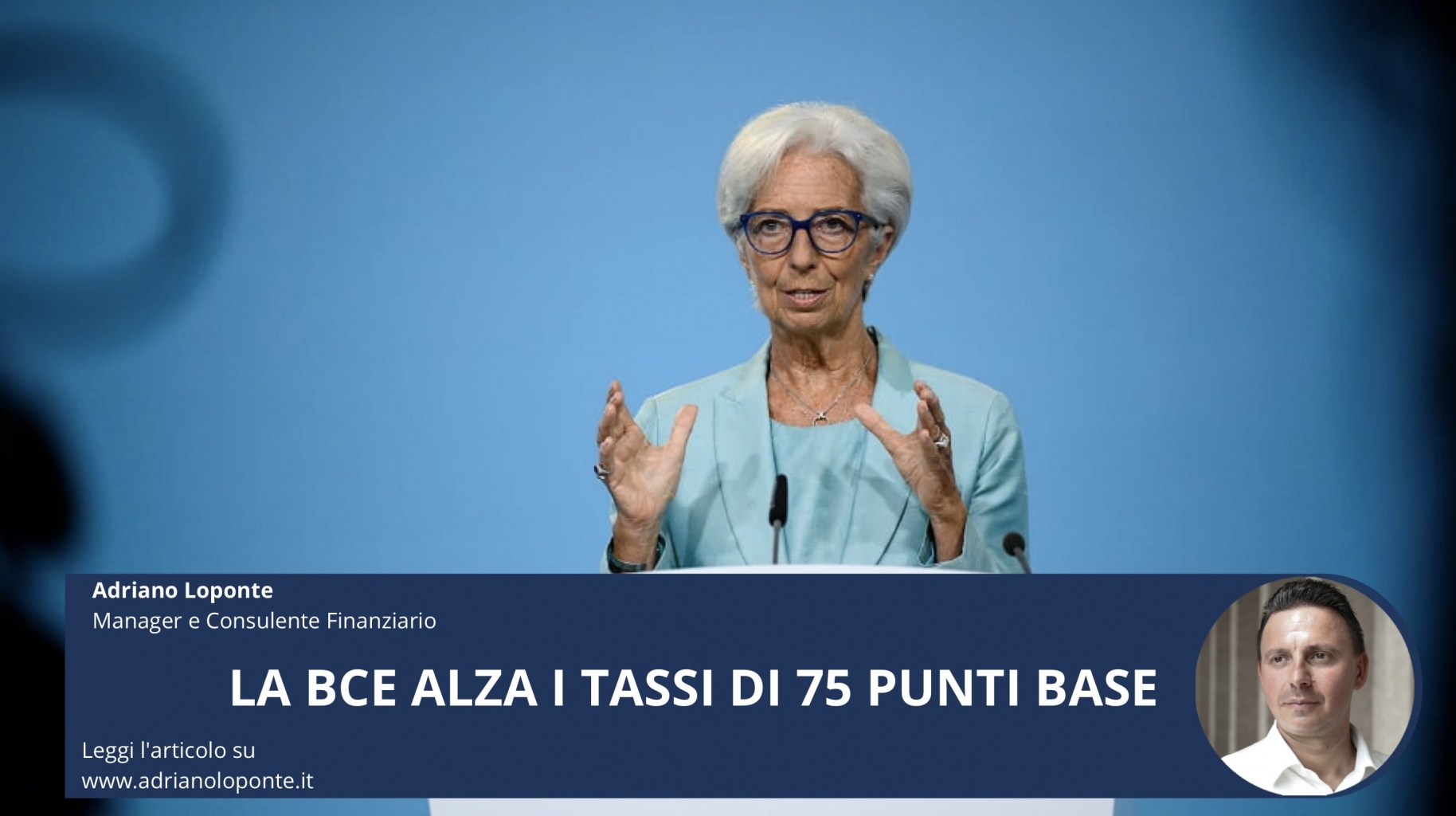 Rappresentazione visiva dell'articolo: La Bce rialza i tassi di interesse per domare l’inflazione