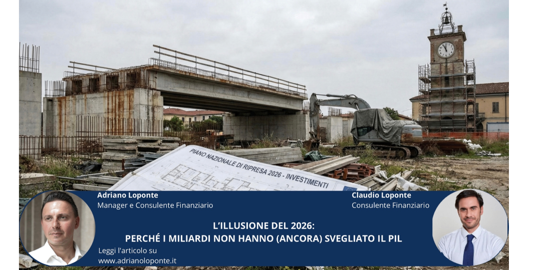 Rappresentazione visiva dell'articolo: L’illusione del 2026: perché i miliardi non hanno (ancora) svegliato il PIL
