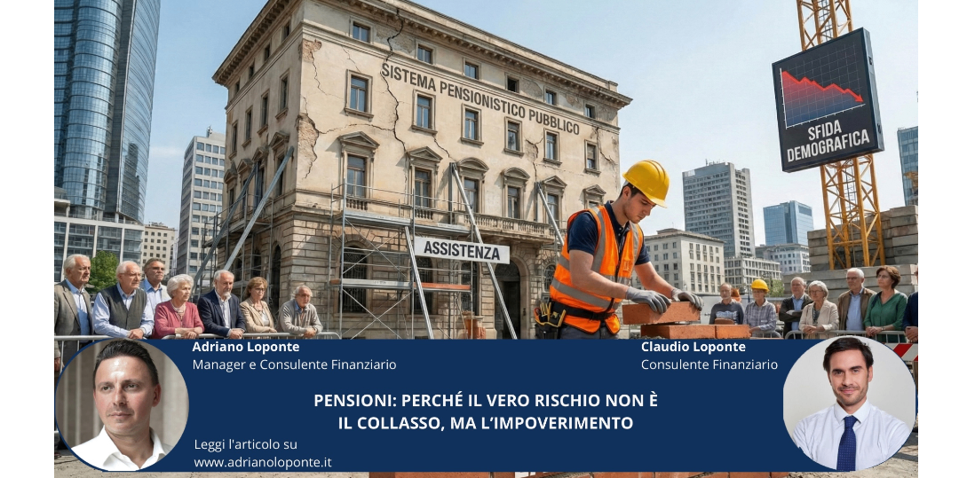 Rappresentazione visiva dell'articolo: Pensioni: perché il vero rischio non è il collasso, ma l’impoverimento