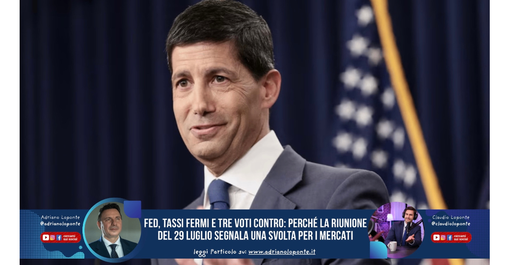 Rappresentazione visiva dell'articolo: FED, tassi fermi e tre voti contro