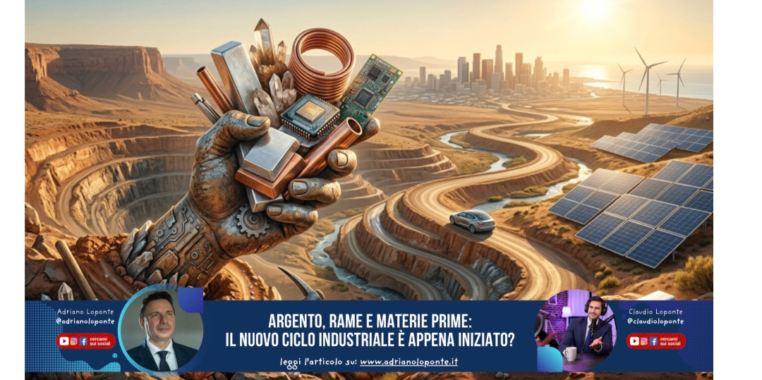 Rappresentazione visiva dell'articolo: Argento, rame e materie prime: il nuovo ciclo industriale è appena iniziato?
