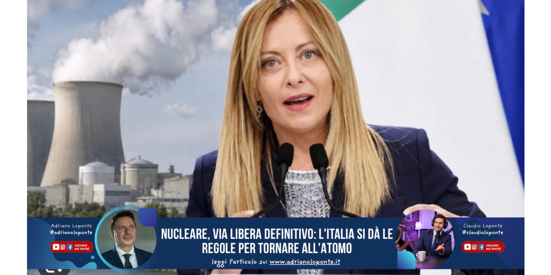 Rappresentazione visiva dell'articolo: Nucleare, via libera definitivo: l'Italia si dà le regole per tornare all'atomo