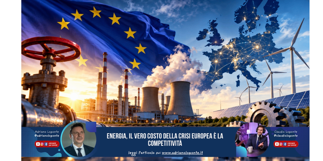 Rappresentazione visiva dell'articolo: Energia, il vero costo della crisi europea è la competitività