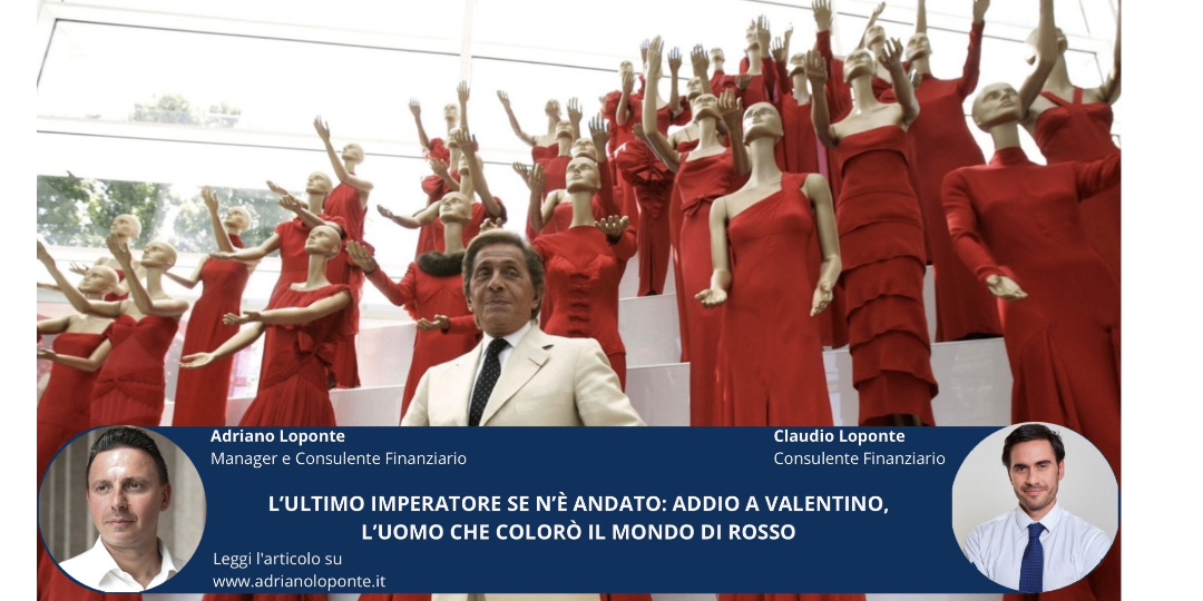 Rappresentazione visiva dell'articolo: L’ultimo Imperatore se n’è andato: addio a Valentino, l’uomo che colorò il mondo di rosso