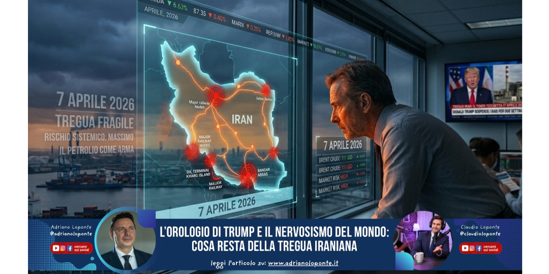 Rappresentazione visiva dell'articolo: L’orologio di Trump e il nervosismo del mondo: cosa resta della tregua iraniana