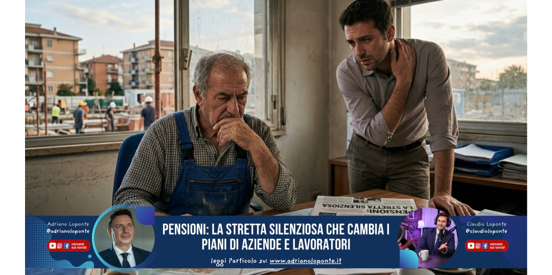 Rappresentazione visiva dell'articolo: Pensioni: la stretta silenziosa che cambia i piani di aziende e lavoratori