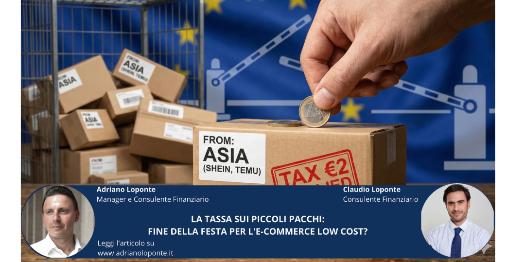 Rappresentazione visiva dell'articolo: La tassa sui piccoli pacchi: fine della festa per l'e-commerce low cost?